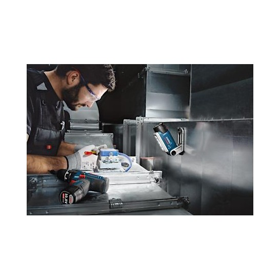 BOSCH GLI 12V-330 Professional Cordless Work Light. 330 lumens. Magnetic. c/w Belt Clip / Hook.
