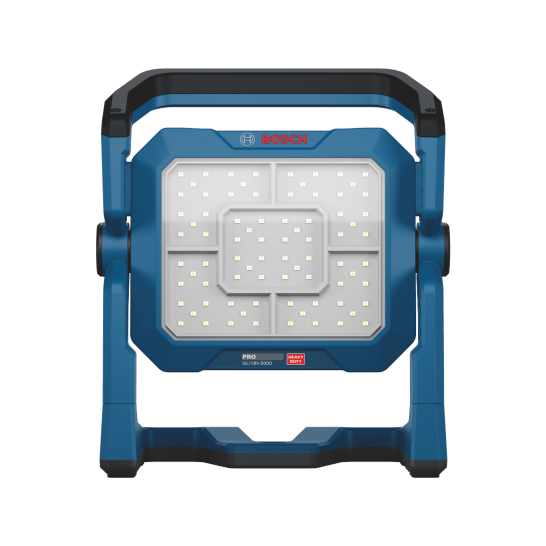 BOSCH GLI 18V-5000 Professional Cordless Work Lamp. Jobsite Light. 5000lumens. IP54. Magnetic Flood Light