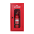 Red Steel Fire Extinguisher Cabinet 9kg | Key Less