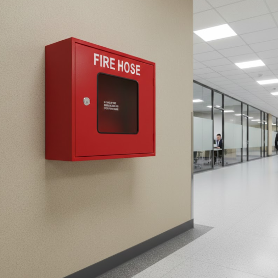 Standby Hose Steel Cabinet - Double