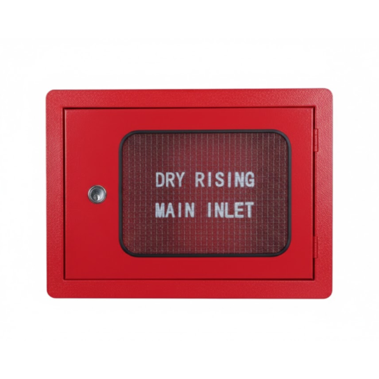 2 Way Breeching Steel Cabinet -  Dry Rising Main Inlet