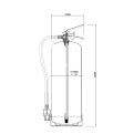 9Ltr Water Fire Extinguisher c/w Wall Bracket | Fire Rating 21A | SS EN3-7, SS EN3-8 PSB approved