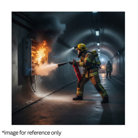 5kg CO2 Fire Extinguisher c/w Wall Bracket | Fire Rating 21B | SS EN3-7, SS EN3-9 PSB approved