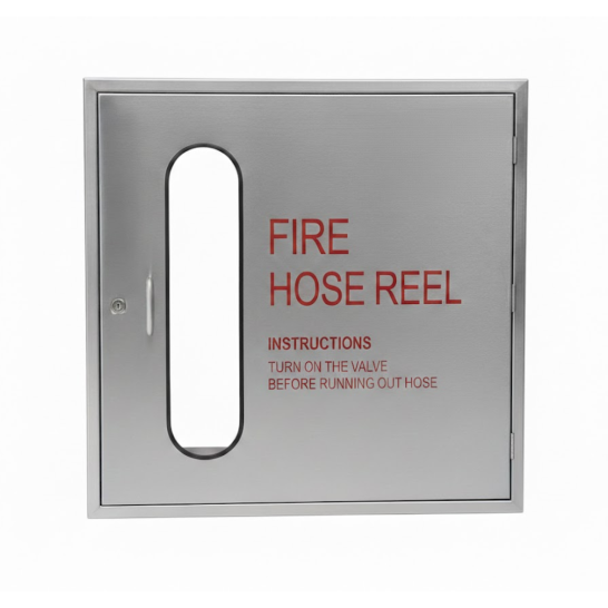 Stainless Steel Fire Hose Reel Cabinet | Keylock