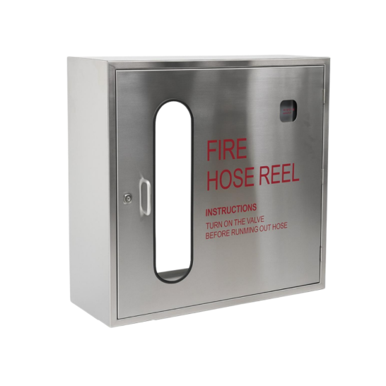 Stainless Steel Fire Hose Reel Cabinet | Keylock