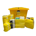 Hazchem Spill Kit 550ltr | Chemicals & Hazardous Fluids Acids Bases | 2 Way Entry Forklift / Pallet Jack
