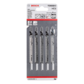 BOSCH EXPERT Wood 2-Side Clean T308BO Jigsaw Blade | HCS | ground teeth & taper ground | 5pcs/pack