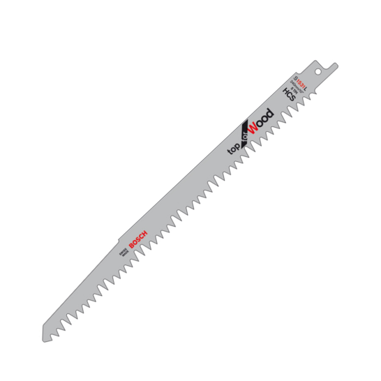 BOSCH S1531L Sabre Saw Blades Wood Cutting. Reciprocating Saw Blade. 2pcs.