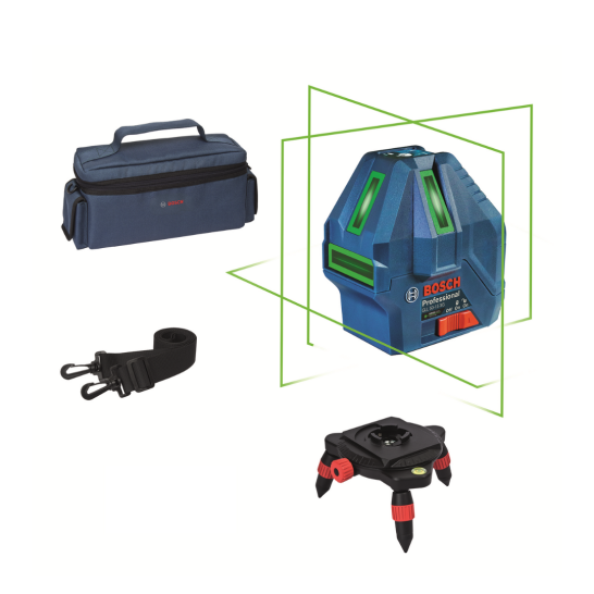 BOSCH GLL 50-15XG PRO Line Laser. 15mtr range. Green Laser